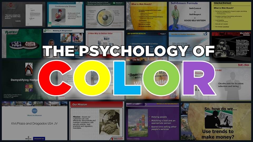 The Psychology of Color in Presentations