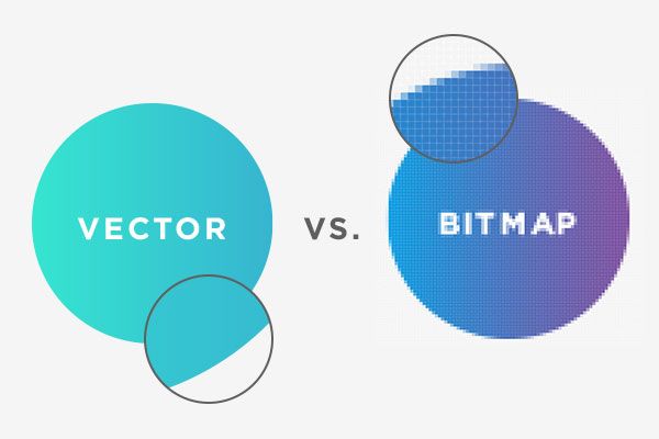 Vector vs. Bitmap Image