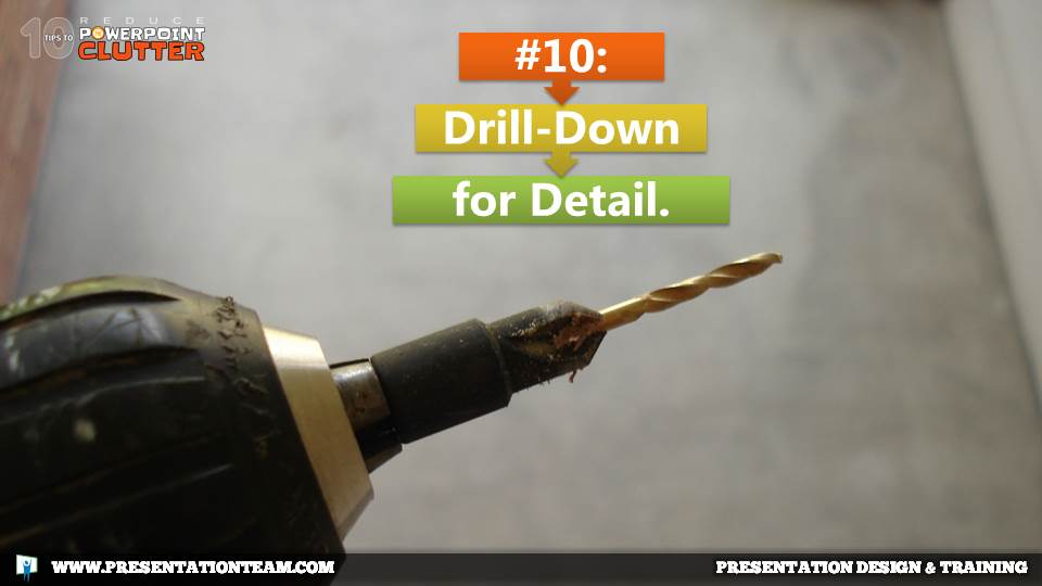 Fixing Busy PowerPoint Slides: Drill-Down and Create Interactivity