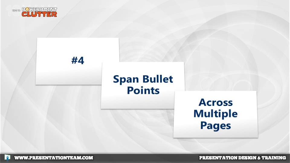 Fixing Busy PowerPoint Slides: Span Bullets Across Multiple Pages
