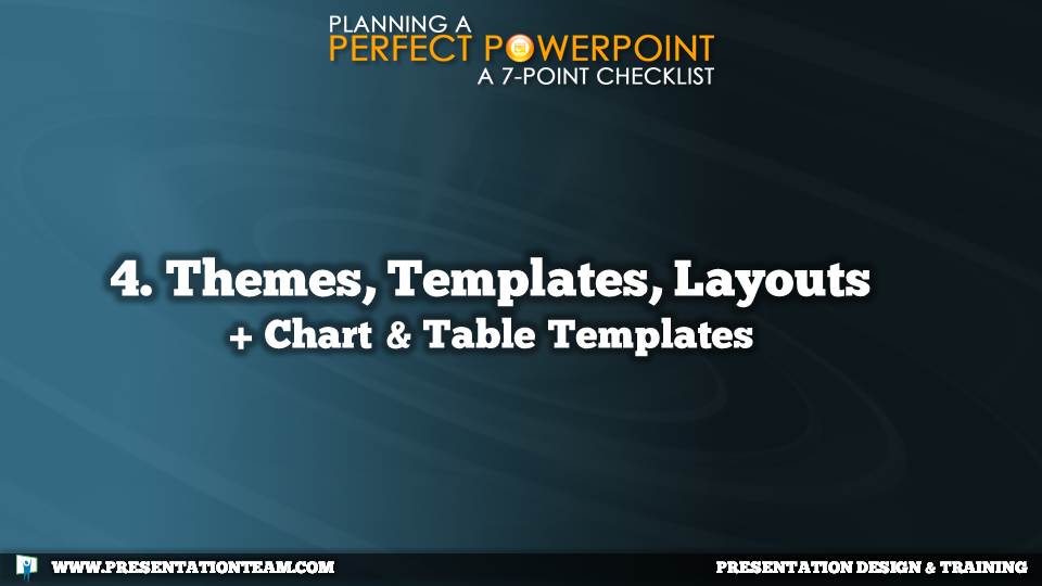 4. Themes, Templates, Layouts + Chart & Table Templates