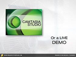 Use Camtasia or show a Demo in PowerPoint