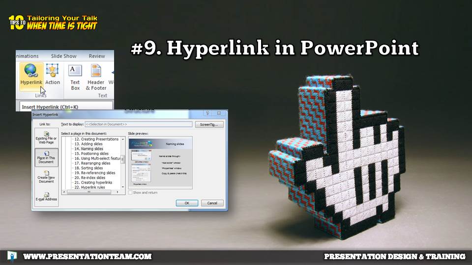 Hyperlink in PowerPoint