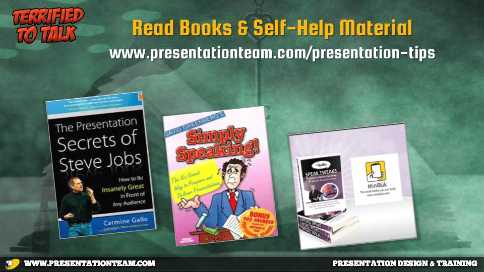 Read books and Self-Help Material about Speaking